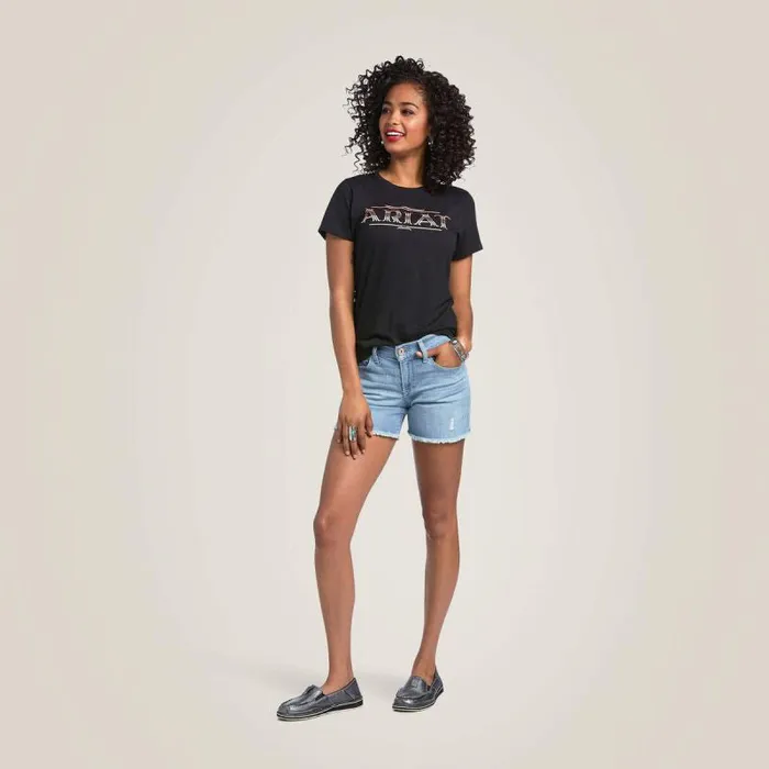 Women TShirts and Tops Ariat Ariat Serape Style TShirt Black Women TShirts and Tops Ariat Ariat Serape Style TShirt Black