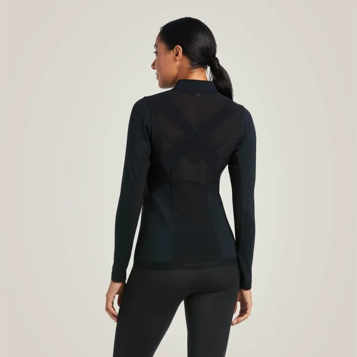 Women TShirts and Tops Ariat Ascent 14 Zip Baselayer Black Women TShirts and Tops Ariat Ascent 14 Zip Baselayer Black
