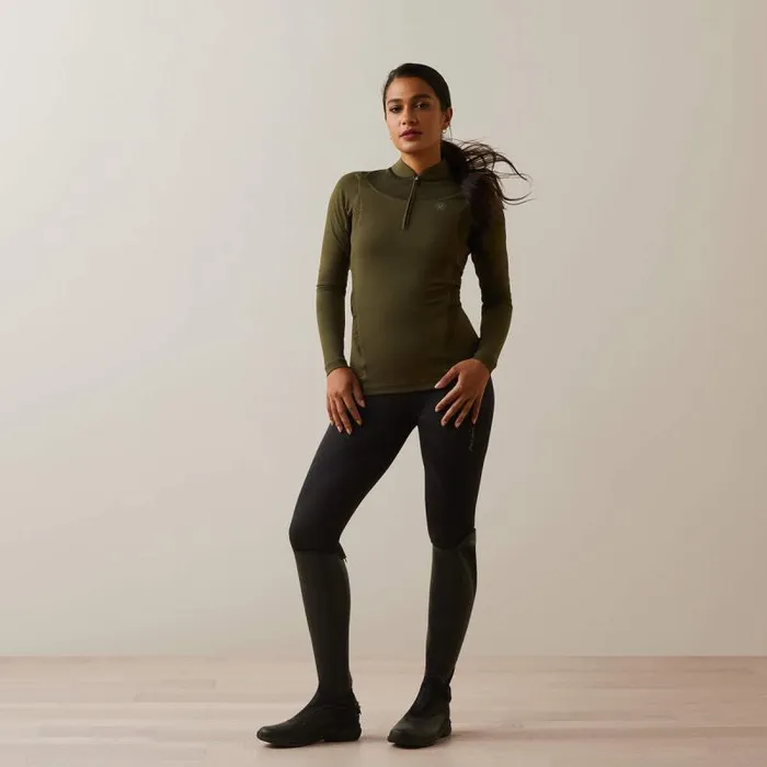 Women TShirts and Tops Ariat Ascent 14 Zip Baselayer Relic Women TShirts and Tops Ariat Ascent 14 Zip Baselayer Relic