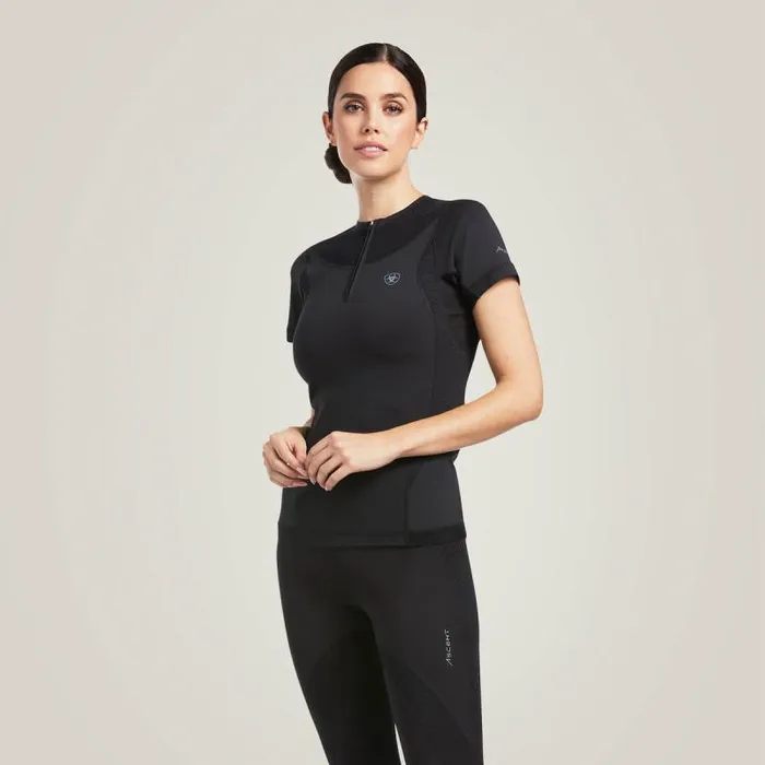 Women TShirts and Tops Ariat Ascent Crew Baselayer Black