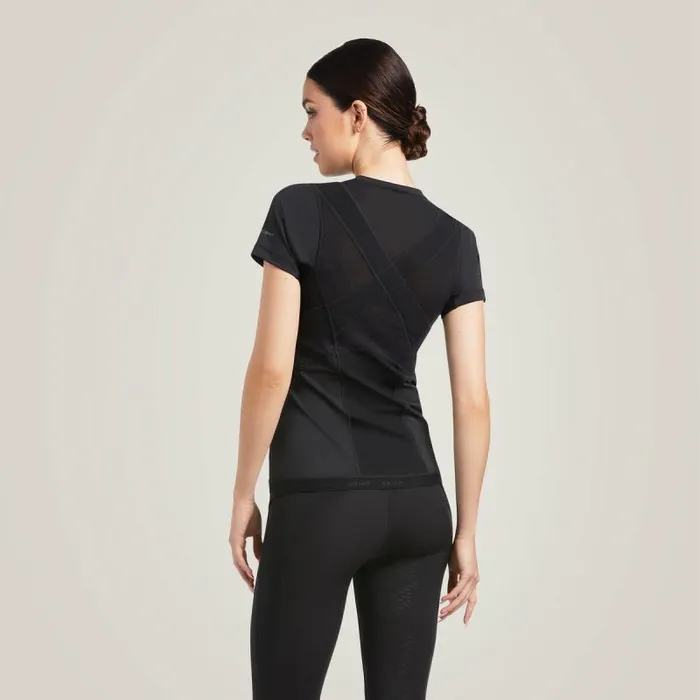 Women TShirts and Tops Ariat Ascent Crew Baselayer Black Women TShirts and Tops Ariat Ascent Crew Baselayer Black