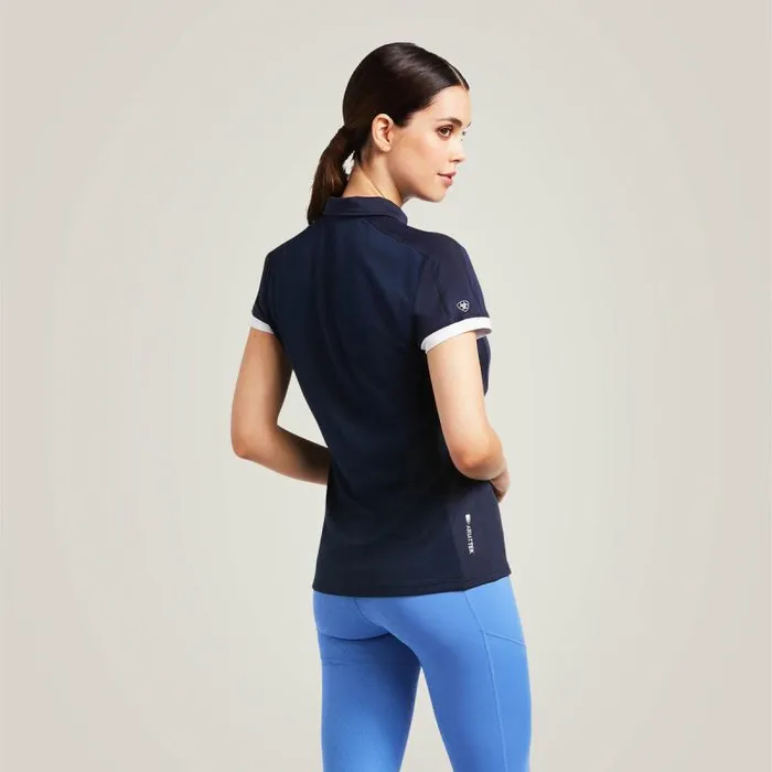 Women TShirts and Tops Ariat Bandera 14 Zip Polo Navy Women TShirts and Tops Ariat Bandera 14 Zip Polo Navy