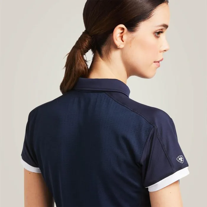 Women TShirts and Tops Ariat Bandera 14 Zip Polo Navy Women TShirts and Tops Ariat Bandera 14 Zip Polo Navy