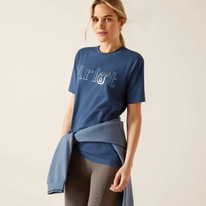 Women TShirts and Tops Ariat BF TShirt Dark Denim