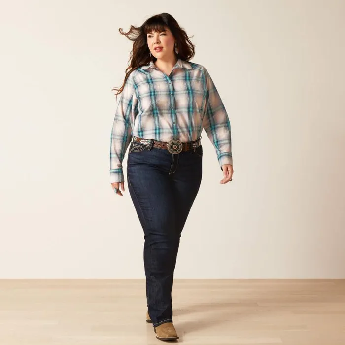 Women TShirts and Tops Ariat Billie Jean Shirt Tomboy Plaid