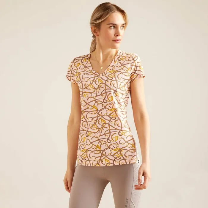 Women TShirts and Tops Ariat Bridle TShirt Blushing Rose