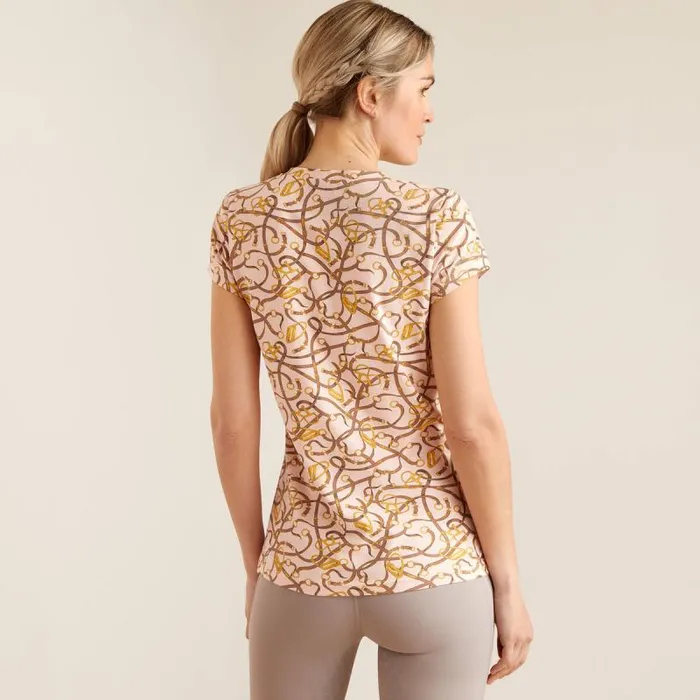 Women TShirts and Tops Ariat Bridle TShirt Blushing Rose Women TShirts and Tops Ariat Bridle TShirt Blushing Rose