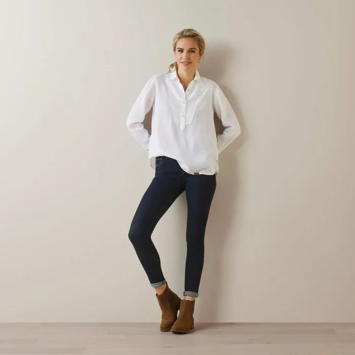 Women TShirts and Tops Ariat Cazadero Blouse White Women TShirts and Tops Ariat Cazadero Blouse White