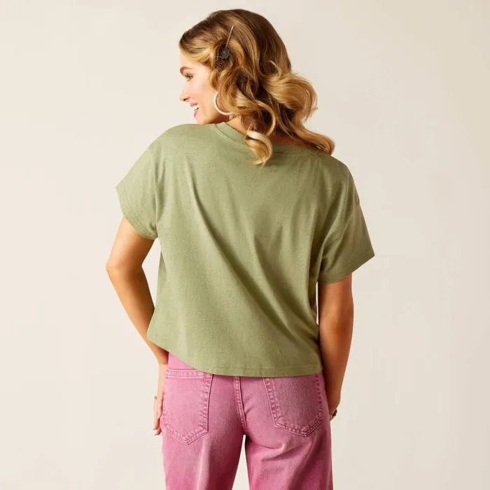 Women TShirts and Tops Ariat Charlie TShirt Sage Women TShirts and Tops Ariat Charlie TShirt Sage