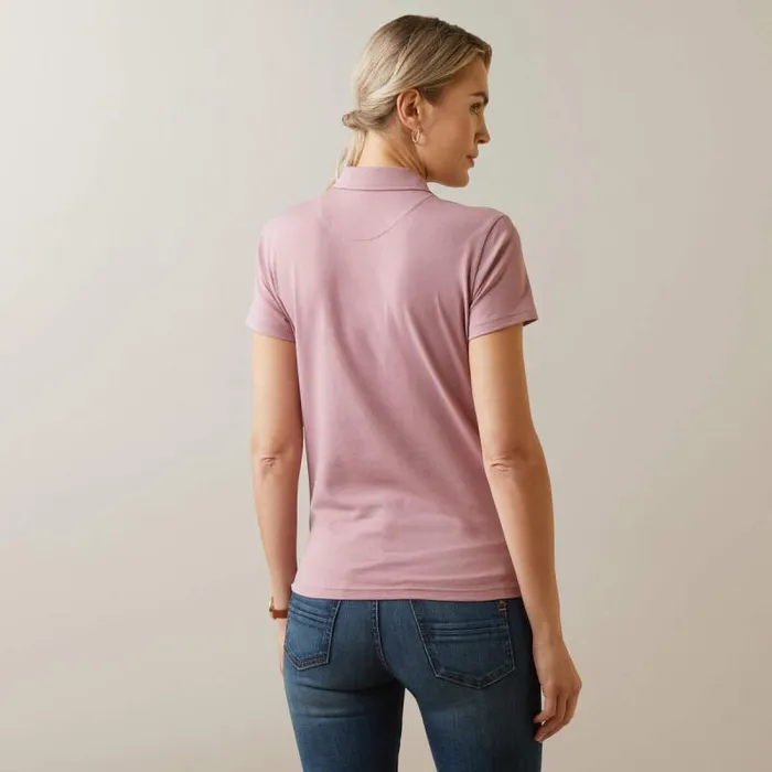Women TShirts and Tops Ariat Cloverdale Polo Nostalgia Rose Women TShirts and Tops Ariat Cloverdale Polo Nostalgia Rose
