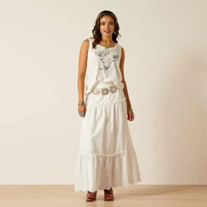 Women TShirts and Tops Ariat Deadwood Tank Cloud Dancer Women TShirts and Tops Ariat Deadwood Tank Cloud Dancer