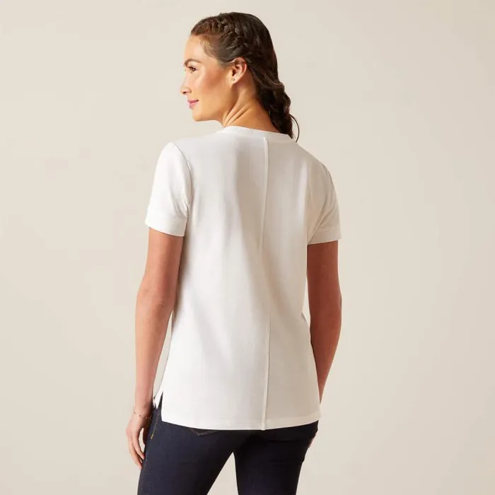 Women TShirts and Tops Ariat Fairford TShirt White Women TShirts and Tops Ariat Fairford TShirt White