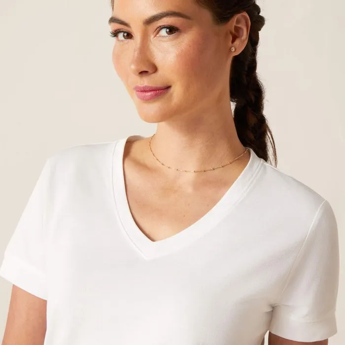 Women TShirts and Tops Ariat Fairford TShirt White Women TShirts and Tops Ariat Fairford TShirt White
