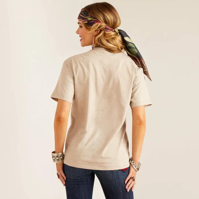 Women TShirts and Tops Ariat Flag Rodeo Quincy TShirt Gold Women TShirts and Tops Ariat Flag Rodeo Quincy TShirt Gold