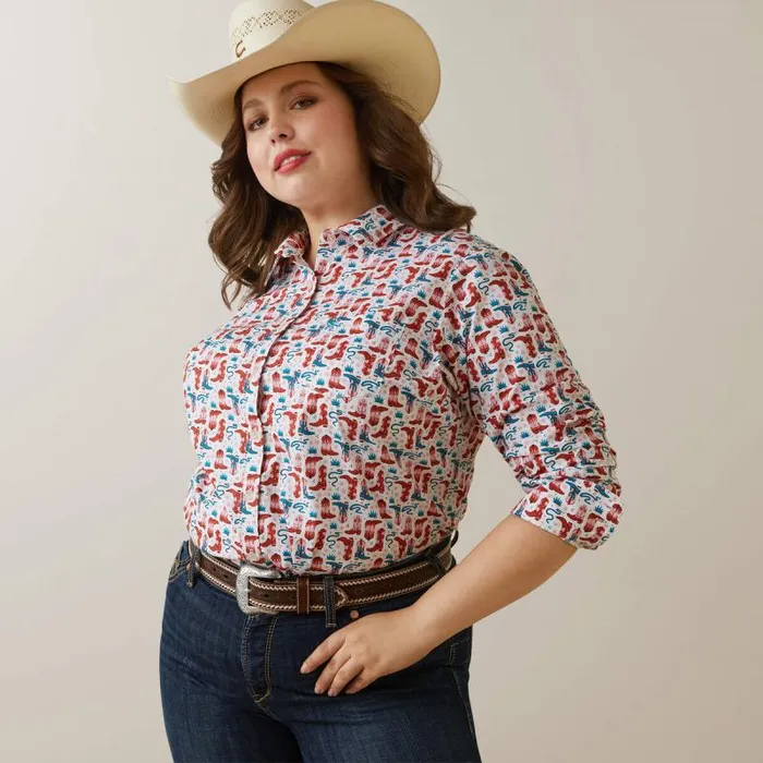 Women TShirts and Tops Ariat Kirby Stretch Shirt Blazin Boots Women TShirts and Tops Ariat Kirby Stretch Shirt Blazin Boots