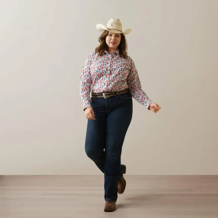 Women TShirts and Tops Ariat Kirby Stretch Shirt Blazin Boots Women TShirts and Tops Ariat Kirby Stretch Shirt Blazin Boots