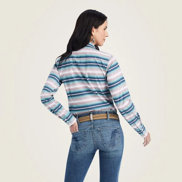 Women TShirts and Tops Ariat Kirby Stretch Shirt Downstream Women TShirts and Tops Ariat Kirby Stretch Shirt Downstream