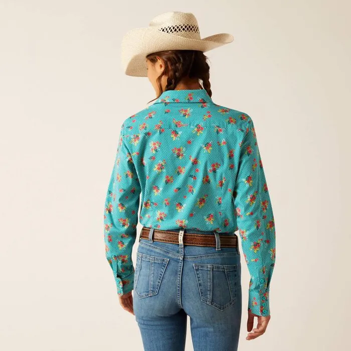 Women TShirts and Tops Ariat Kirby Stretch Shirt Esmerelda Print Women TShirts and Tops Ariat Kirby Stretch Shirt Esmerelda Print