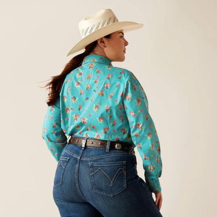 Women TShirts and Tops Ariat Kirby Stretch Shirt Esmerelda Print Women TShirts and Tops Ariat Kirby Stretch Shirt Esmerelda Print