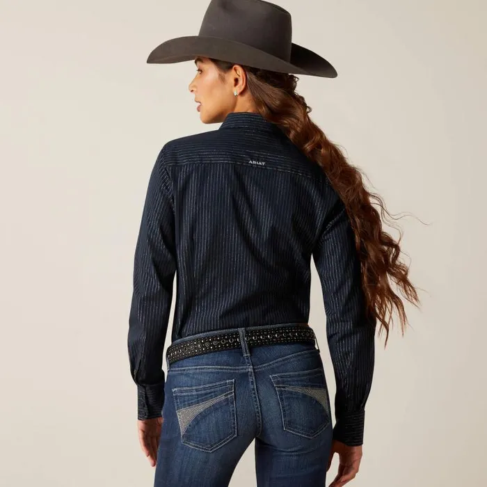 Women TShirts and Tops Ariat Kirby Stretch Shirt Salutesilver Lurex Women TShirts and Tops Ariat Kirby Stretch Shirt Salutesilver Lurex