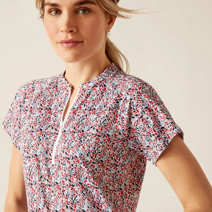 Women TShirts and Tops Ariat Labyrinth 14 Zip Baselayer Foliole Women TShirts and Tops Ariat Labyrinth 14 Zip Baselayer Foliole