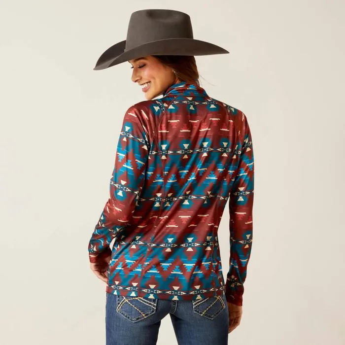 Women TShirts and Tops Ariat Laguna 14 Zip Top Baja Print Women TShirts and Tops Ariat Laguna 14 Zip Top Baja Print