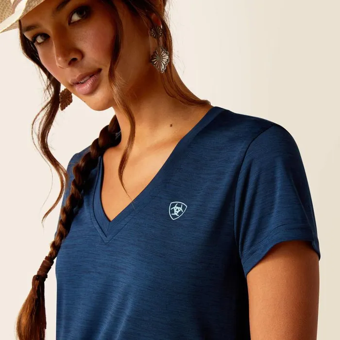 Women TShirts and Tops Ariat Laguna Patriot TShirt Navy