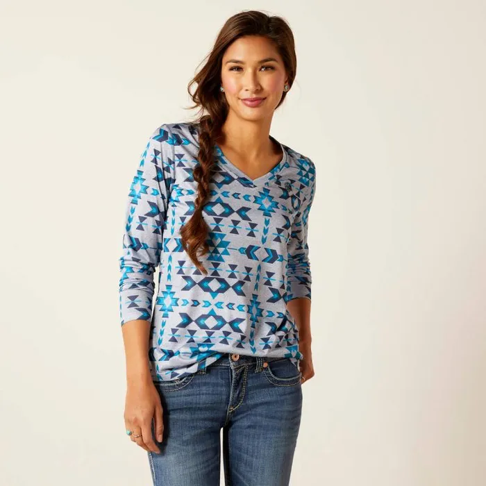 Women TShirts and Tops Ariat Laguna Top Riverton Print