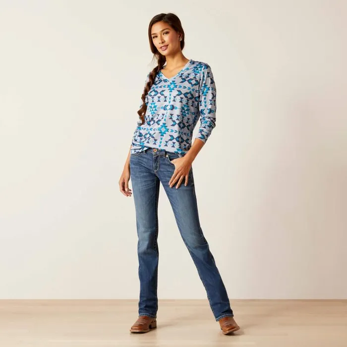 Women TShirts and Tops Ariat Laguna Top Riverton Print