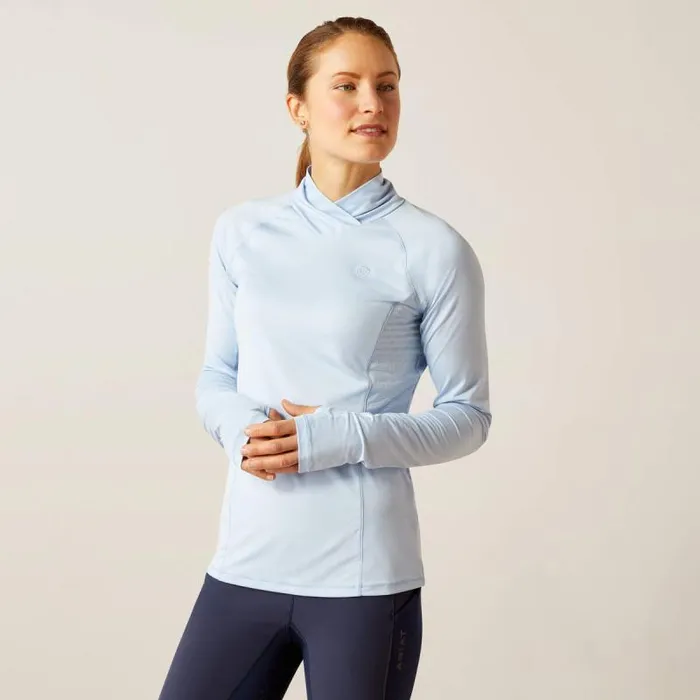 Women TShirts and Tops Ariat Lowell Wrap Baselayer Cote Dazur
