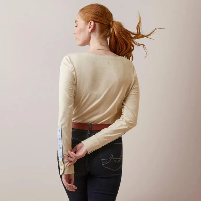 Women TShirts and Tops Ariat Olema Top Oatmeal Heather Women TShirts and Tops Ariat Olema Top Oatmeal Heather