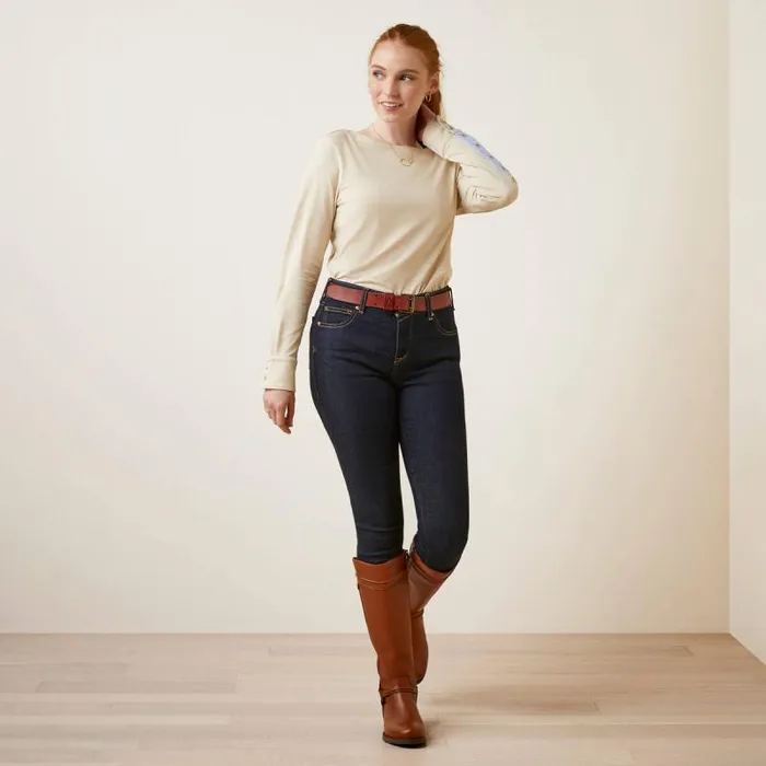 Women TShirts and Tops Ariat Olema Top Oatmeal Heather Women TShirts and Tops Ariat Olema Top Oatmeal Heather