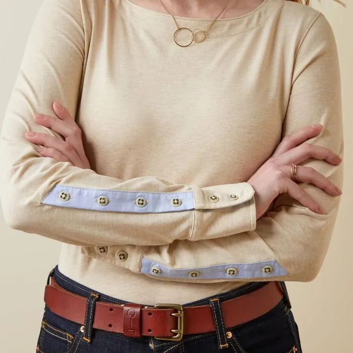 Women TShirts and Tops Ariat Olema Top Oatmeal Heather Women TShirts and Tops Ariat Olema Top Oatmeal Heather