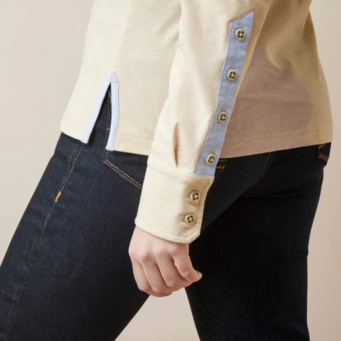 Women TShirts and Tops Ariat Olema Top Oatmeal Heather Women TShirts and Tops Ariat Olema Top Oatmeal Heather