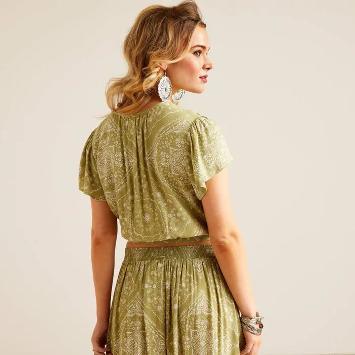 Women TShirts and Tops Ariat Osage Top Bandana Print Women TShirts and Tops Ariat Osage Top Bandana Print