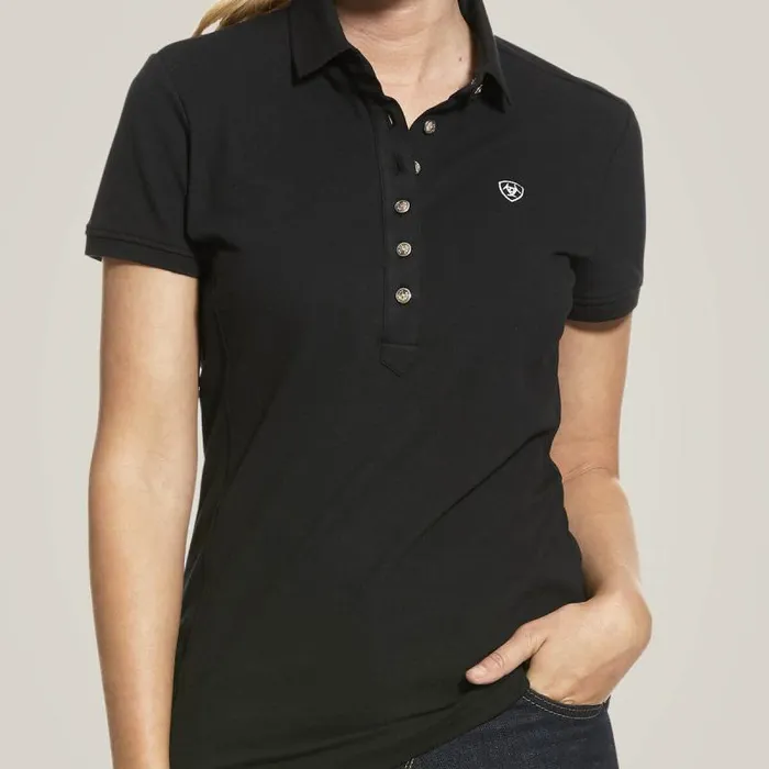 Women TShirts and Tops Ariat Prix 20 Polo Black Women TShirts and Tops Ariat Prix 20 Polo Black