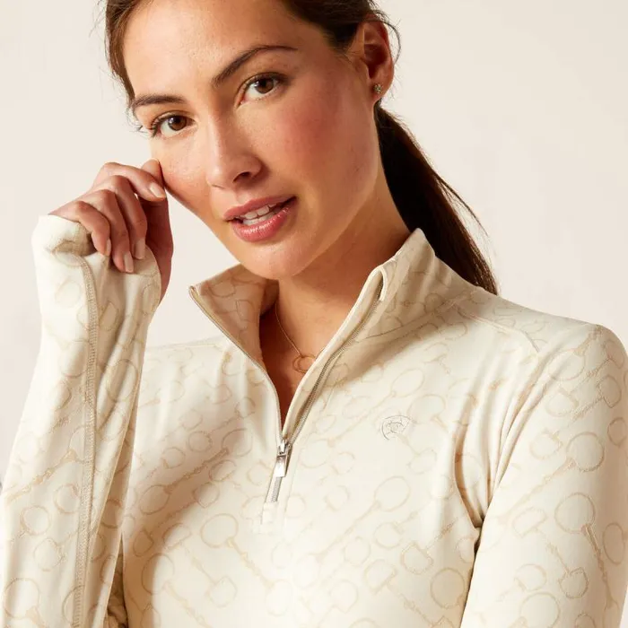 Women TShirts and Tops Ariat Prophecy 14 Zip Baselayer Petrified Oak Women TShirts and Tops Ariat Prophecy 14 Zip Baselayer Petrified Oak