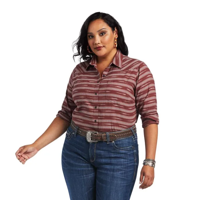Women TShirts and Tops Ariat REAL Billie Jean Shirt Ikat Jacquard Women TShirts and Tops Ariat REAL Billie Jean Shirt Ikat Jacquard