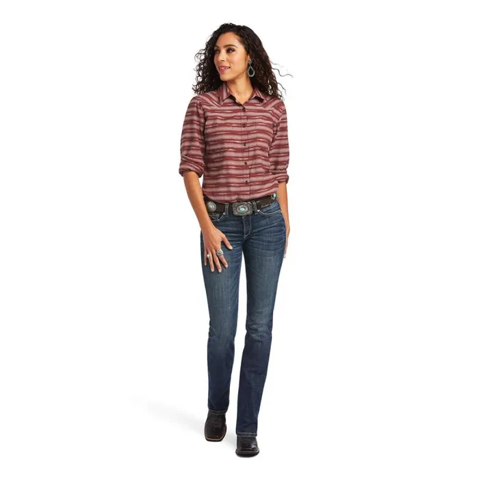 Women TShirts and Tops Ariat REAL Billie Jean Shirt Ikat Jacquard Women TShirts and Tops Ariat REAL Billie Jean Shirt Ikat Jacquard