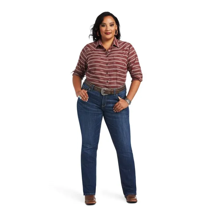 Women TShirts and Tops Ariat REAL Billie Jean Shirt Ikat Jacquard Women TShirts and Tops Ariat REAL Billie Jean Shirt Ikat Jacquard