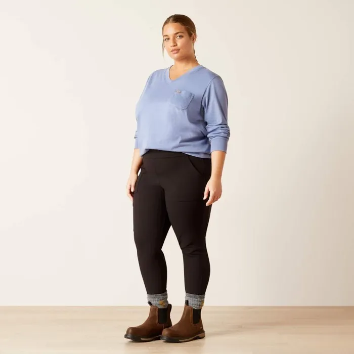 Women TShirts and Tops Ariat Rebar Cotton Strong Diamond Colony Blue Heather Women TShirts and Tops Ariat Rebar Cotton Strong Diamond Colony Blue Heather