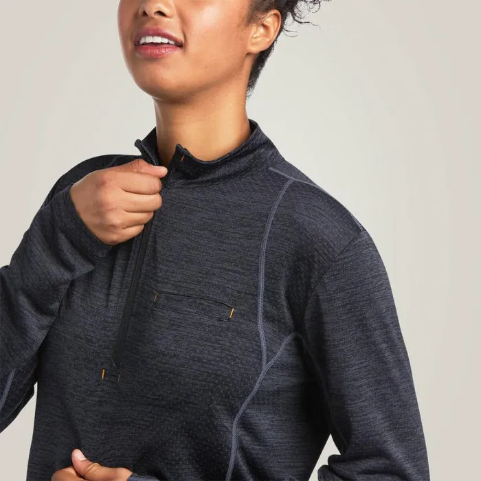 Women TShirts and Tops Ariat Rebar Evolution 12 Zip Top Black Women TShirts and Tops Ariat Rebar Evolution 12 Zip Top Black