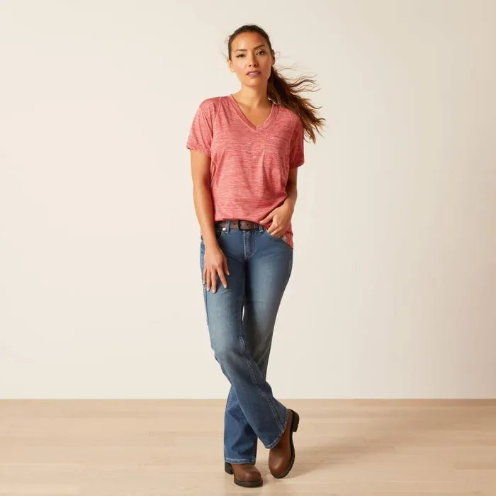 Women TShirts and Tops Ariat Rebar Evolution TShirt Mineral Red Women TShirts and Tops Ariat Rebar Evolution TShirt Mineral Red