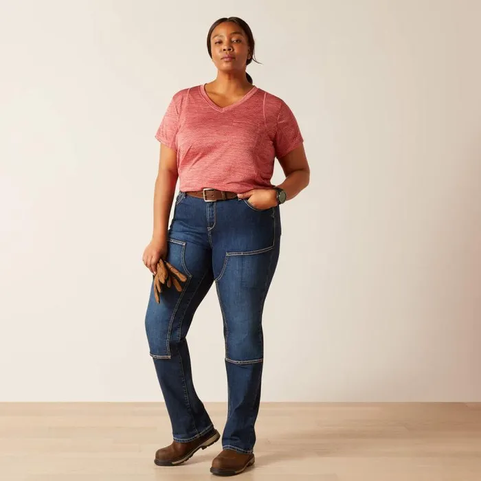 Women TShirts and Tops Ariat Rebar Evolution TShirt Mineral Red Women TShirts and Tops Ariat Rebar Evolution TShirt Mineral Red