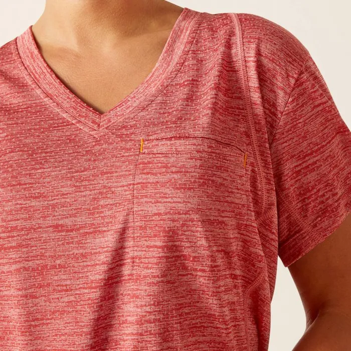 Women TShirts and Tops Ariat Rebar Evolution TShirt Mineral Red Women TShirts and Tops Ariat Rebar Evolution TShirt Mineral Red