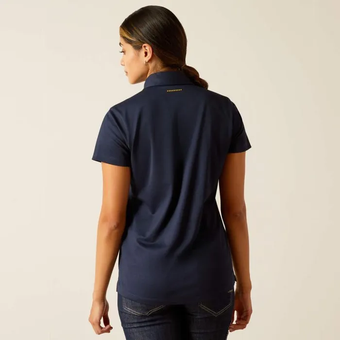 Women TShirts and Tops Ariat Rebar Foreman Polo Navy Women TShirts and Tops Ariat Rebar Foreman Polo Navy