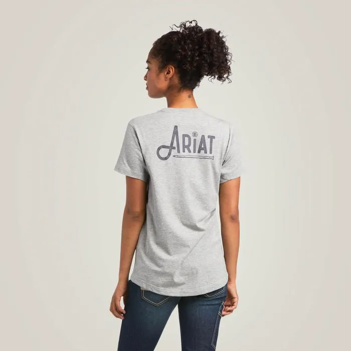 Women TShirts and Tops Ariat Rebar Workman Graphic Ariat Logo TShirt Heather Grey Women TShirts and Tops Ariat Rebar Workman Graphic Ariat Logo TShirt Heather Grey