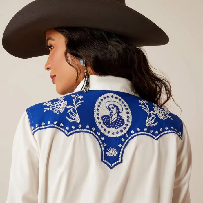 Women TShirts and Tops Ariat Sendero Senorita Shirt Blanc Women TShirts and Tops Ariat Sendero Senorita Shirt Blanc