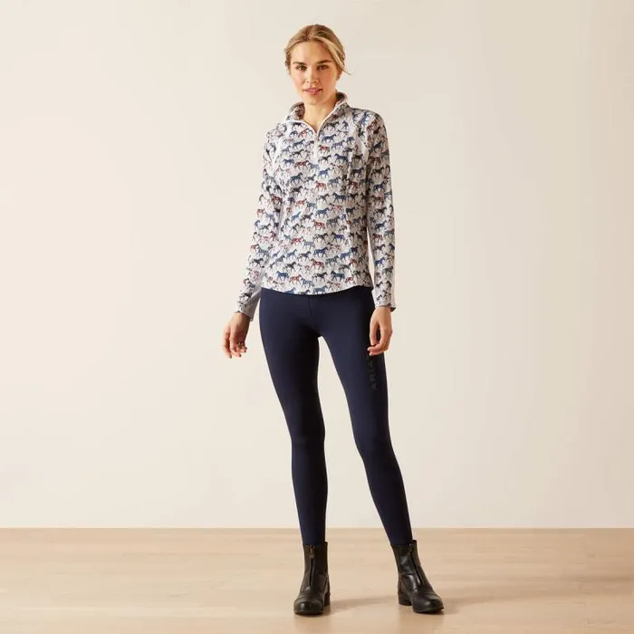 Women TShirts and Tops Ariat Sunstopper 30 14 Zip Baselayer Painted Ponies Women TShirts and Tops Ariat Sunstopper 30 14 Zip Baselayer Painted Ponies