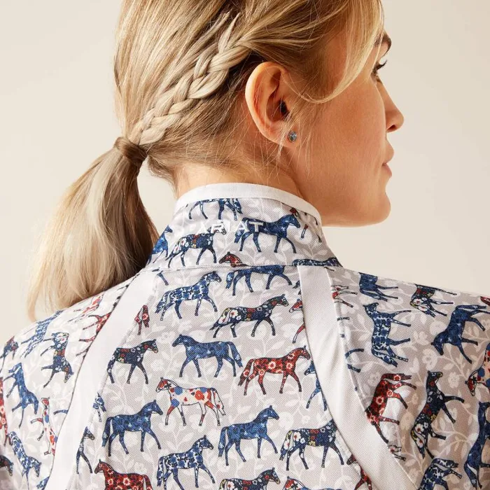 Women TShirts and Tops Ariat Sunstopper 30 14 Zip Baselayer Painted Ponies Women TShirts and Tops Ariat Sunstopper 30 14 Zip Baselayer Painted Ponies
